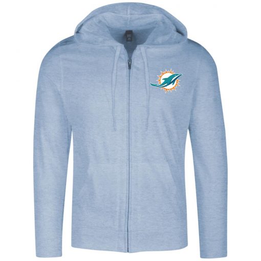Private: Miami Dolphins Lightweight Full Zip Hoodie
