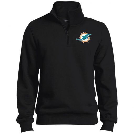 Private: Miami Dolphins Tall 1/4 Zip Sweatshirt