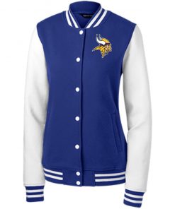 Private: Minnesota Vikings Women’s Fleece Letterman Jacket