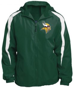 Private: Minnesota Vikings Fleece Lined Colorblocked Hooded Jacket
