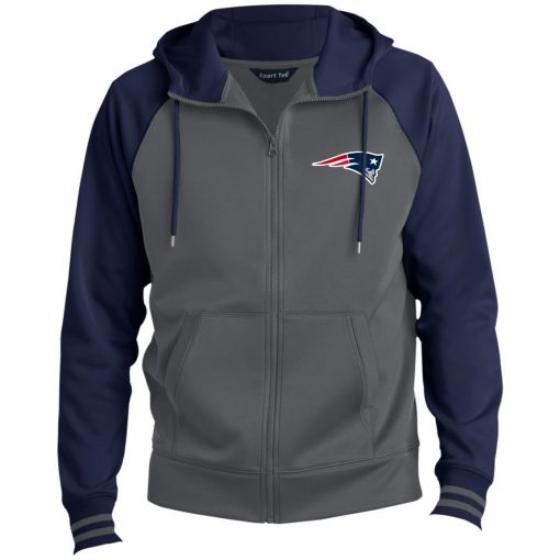 Private: New England Men’s Sport-Wick® Full-Zip Hooded Jacket