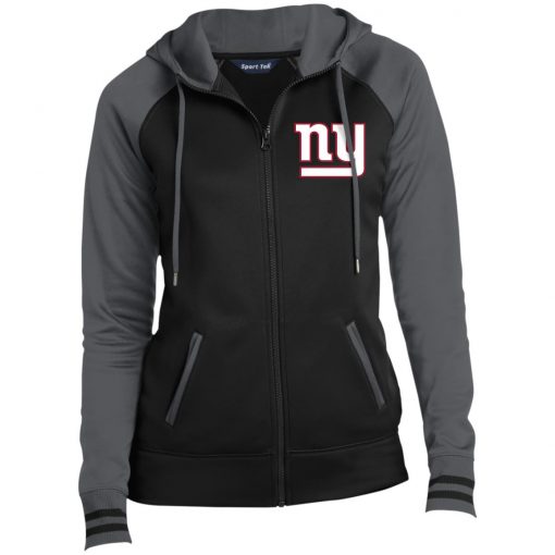 Private: New York Giants Ladies’ Moisture Wick Full-Zip Hooded Jacket