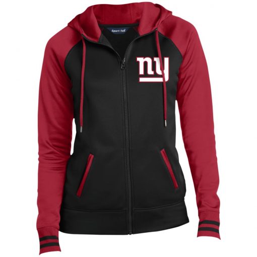 Private: New York Giants Ladies’ Moisture Wick Full-Zip Hooded Jacket