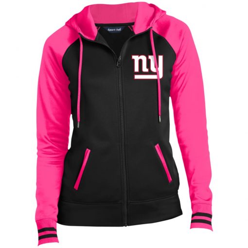 Private: New York Giants Ladies’ Moisture Wick Full-Zip Hooded Jacket