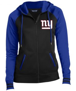 Private: New York Giants Ladies’ Moisture Wick Full-Zip Hooded Jacket