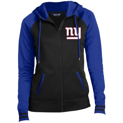 Private: New York Giants Ladies’ Moisture Wick Full-Zip Hooded Jacket