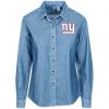 Private: New York Giants Women’s LS Denim Shirt