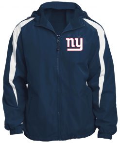 Private: New York Giants Fleece Lined Colorblocked Hooded Jacket