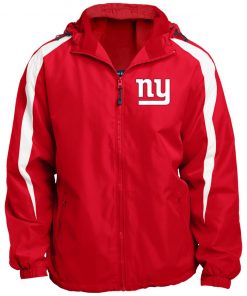 Private: New York Giants Fleece Lined Colorblocked Hooded Jacket