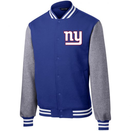 Private: New York Giants Fleece Letterman Jacket