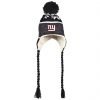 Private: New York Giants Hat with Ear Flaps and Braids