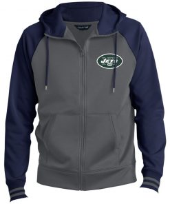 Private: New York Jets Men’s Sport-Wick® Full-Zip Hooded Jacket