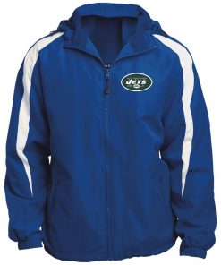 Private: New York Jets Fleece Lined Colorblocked Hooded Jacket