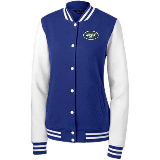 Private: New York Jets Women’s Fleece Letterman Jacket