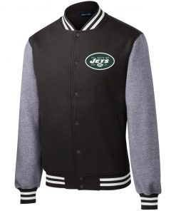 Private: New York Jets Fleece Letterman Jacket