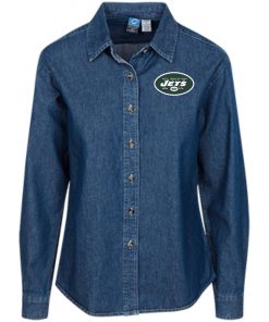 Private: New York Jets Women’s LS Denim Shirt