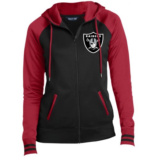 Private: Oakland Raiders Ladies’ Moisture Wick Full-Zip Hooded Jacket