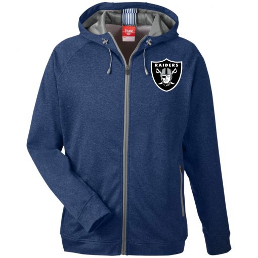 Private: Oakland Raiders Men’s Heathered Performance Hooded Jacket