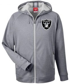 Private: Oakland Raiders Men’s Heathered Performance Hooded Jacket