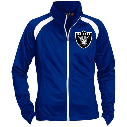 Private: Oakland Raiders Ladies’ Raglan Sleeve Warmup Jacket
