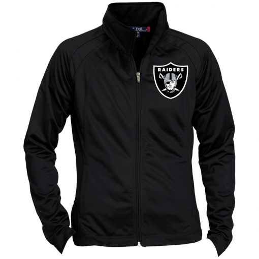 Private: Oakland Raiders Ladies’ Raglan Sleeve Warmup Jacket