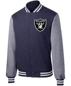 Private: Oakland Raiders Fleece Letterman Jacket