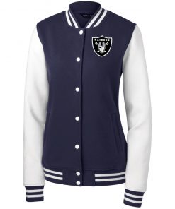 Private: Oakland Raiders Women’s Fleece Letterman Jacket