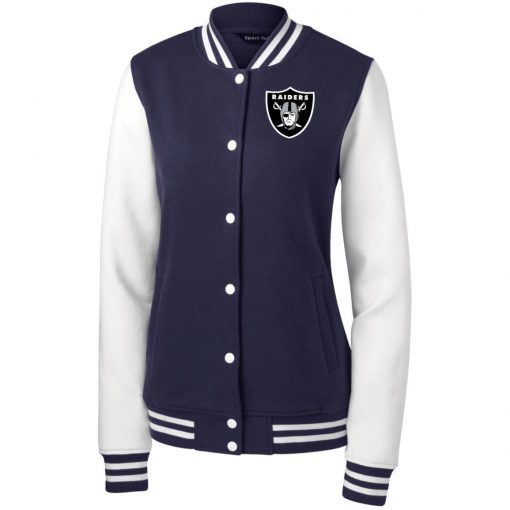 Private: Oakland Raiders Women’s Fleece Letterman Jacket