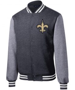 Private: Orleans Saints Fleece Letterman Jacket