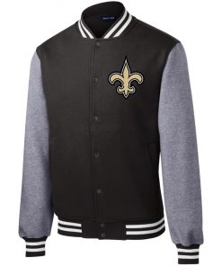 Private: Orleans Saints Fleece Letterman Jacket