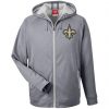 Private: Orleans Saints Men’s Heathered Performance Hooded Jacket