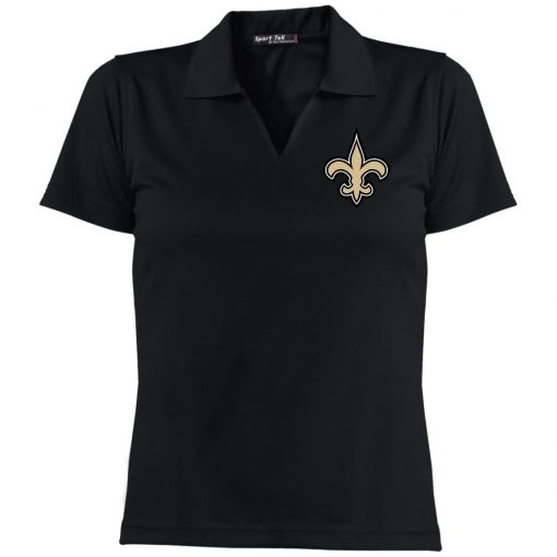 Private: Orleans Saints Ladies’ Dri-Mesh Short Sleeve Polo