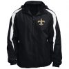 Private: Orleans Saints Fleece Lined Colorblocked Hooded Jacket