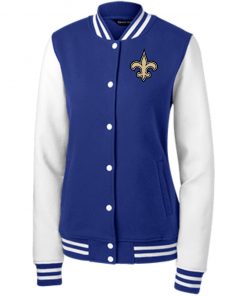 Private: Orleans Saints Women’s Fleece Letterman Jacket