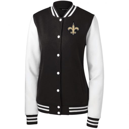 Private: Orleans Saints Women’s Fleece Letterman Jacket