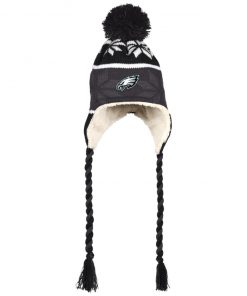 Private: Philadelphia Eagles Hat with Ear Flaps and Braids