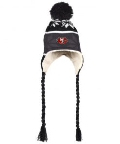 Private: San Francisco 49ers Hat with Ear Flaps and Braids