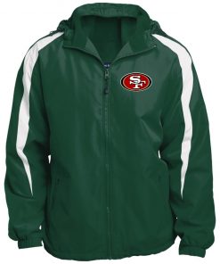 Private: San Francisco 49ers Fleece Lined Colorblocked Hooded Jacket