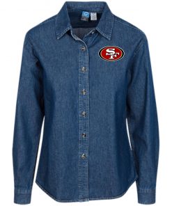 Private: San Francisco 49ers Women’s LS Denim Shirt