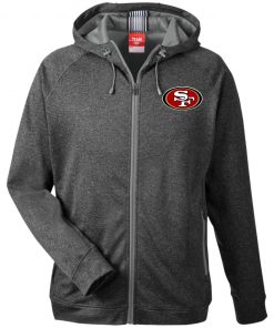 Private: San Francisco 49ers Men’s Heathered Performance Hooded Jacket