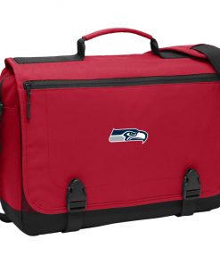 Private: Seattle Seahawks NFL Pro Line Gray Victory Messenger Briefcase