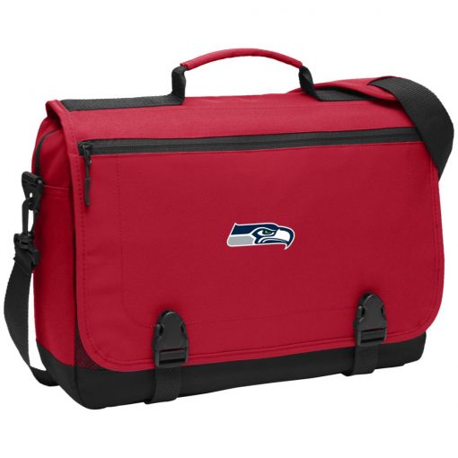 Private: Seattle Seahawks NFL Pro Line Gray Victory Messenger Briefcase