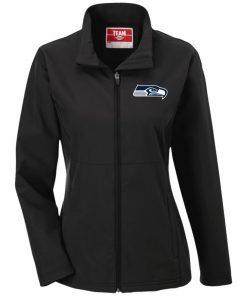 Private: Seattle Seahawks NFL Pro Line Gray Victory Ladies’ Soft Shell Jacket