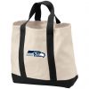 Private: Seattle Seahawks NFL Pro Line Gray Victory 2-Tone Shopping Tote