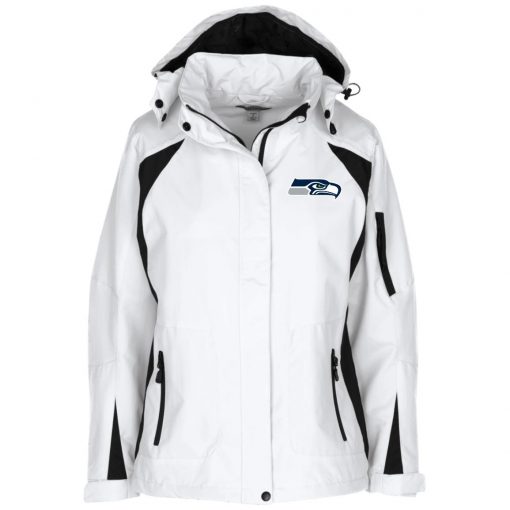 Private: Seattle Seahawks NFL Pro Line Gray Victory Ladies’ Embroidered Jacket