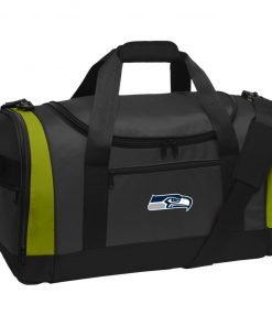 Private: Seattle Seahawks NFL Pro Line Gray Victory Travel Sports Duffel