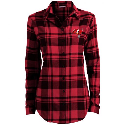Private: Tampa Bay Buccaneers Ladies’ Plaid Flannel Tunic