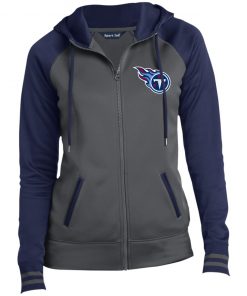 Private: Tennessee Titans Ladies’ Moisture Wick Full-Zip Hooded Jacket