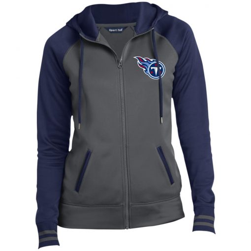 Private: Tennessee Titans Ladies’ Moisture Wick Full-Zip Hooded Jacket