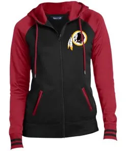 Washington Redskins Ladies’ Moisture Wick Full-Zip Hooded Jacket